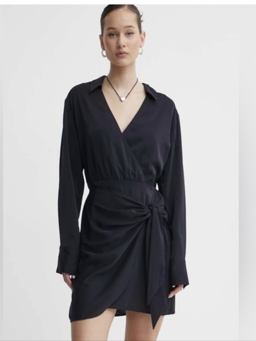 Abercrombie & Fitch Wrap Dress with Tie Waist - Women's Dress